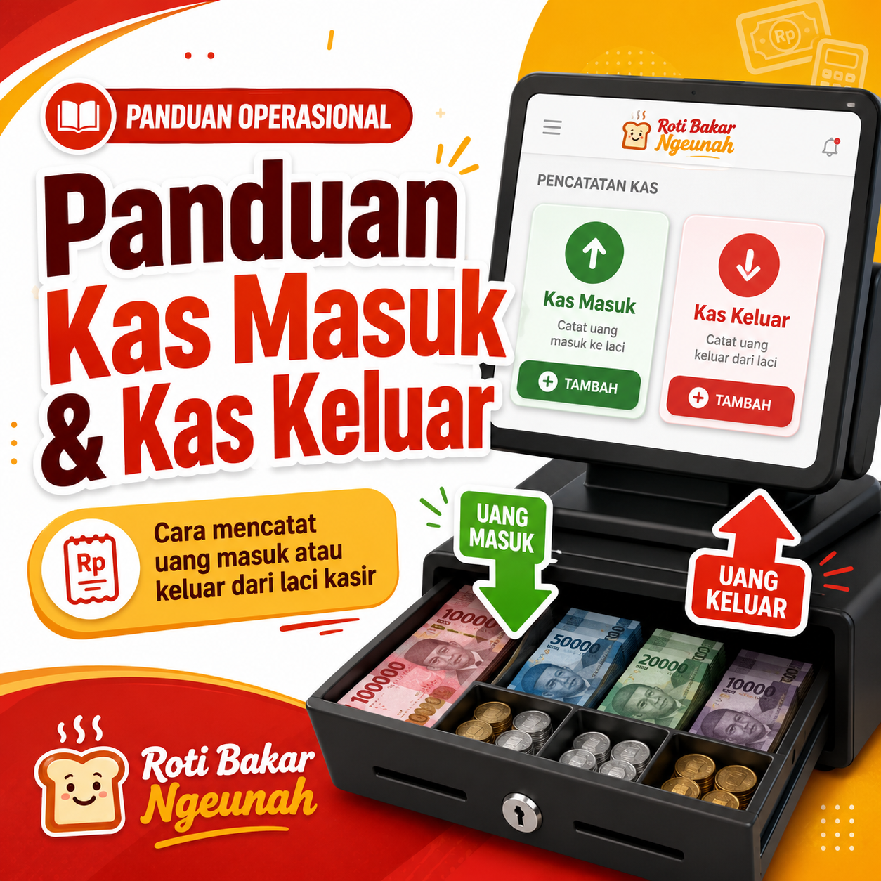 Cara Memasukan Kas Masuk atau Kas Keluar